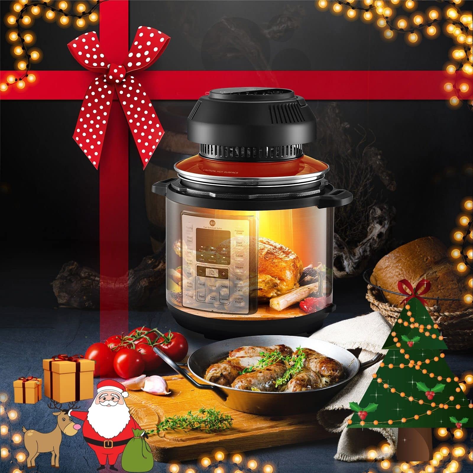 Buy 1829 CARL SCHMIDT SOHN CSS Air Fryer Pressure Cooker Lid