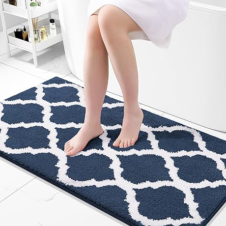 OLANLY Dry Well Microfiber Bath Rugs: A Plush Retreat for Your Feet