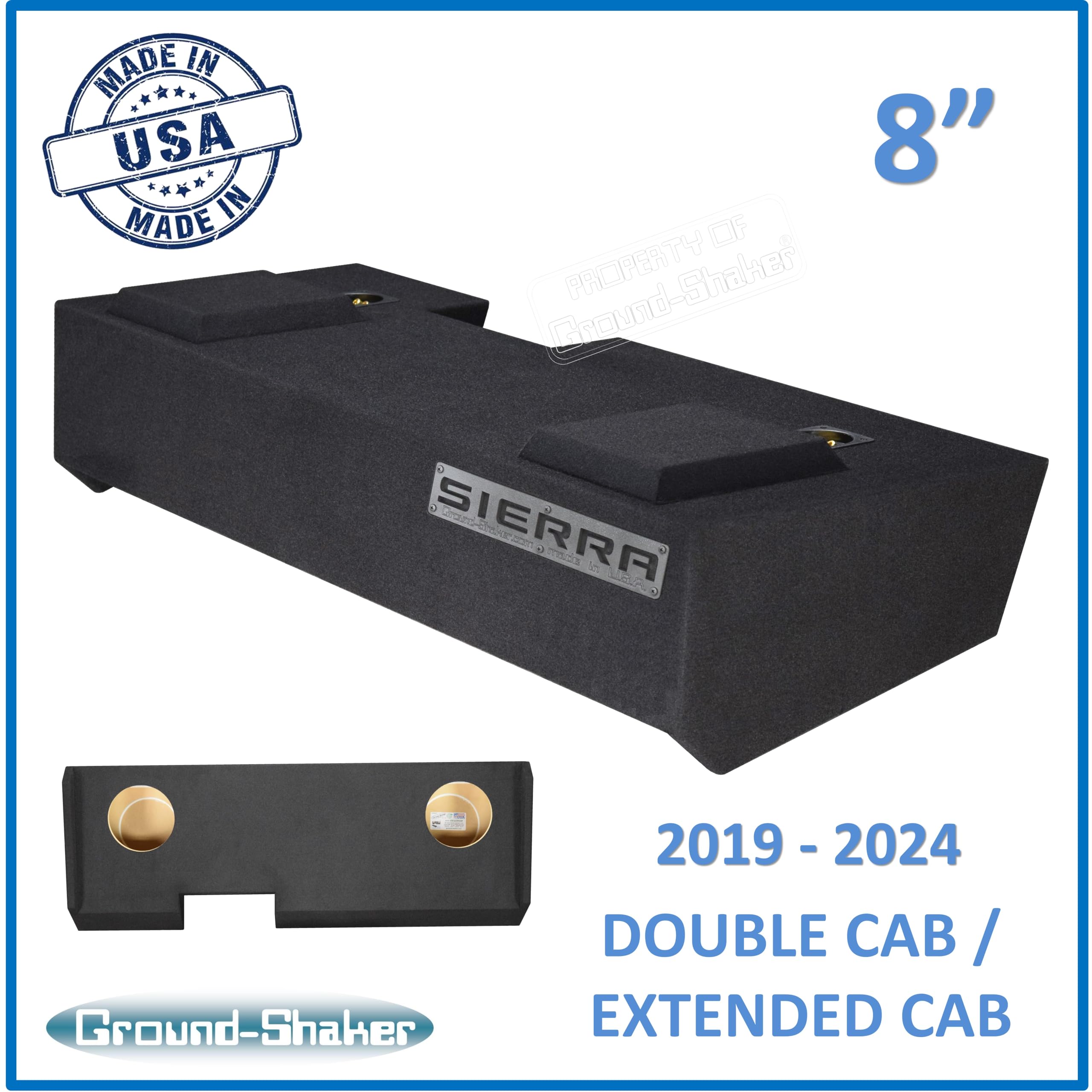 2019-2024 Sierra Double Cab Truck Sub Box 8