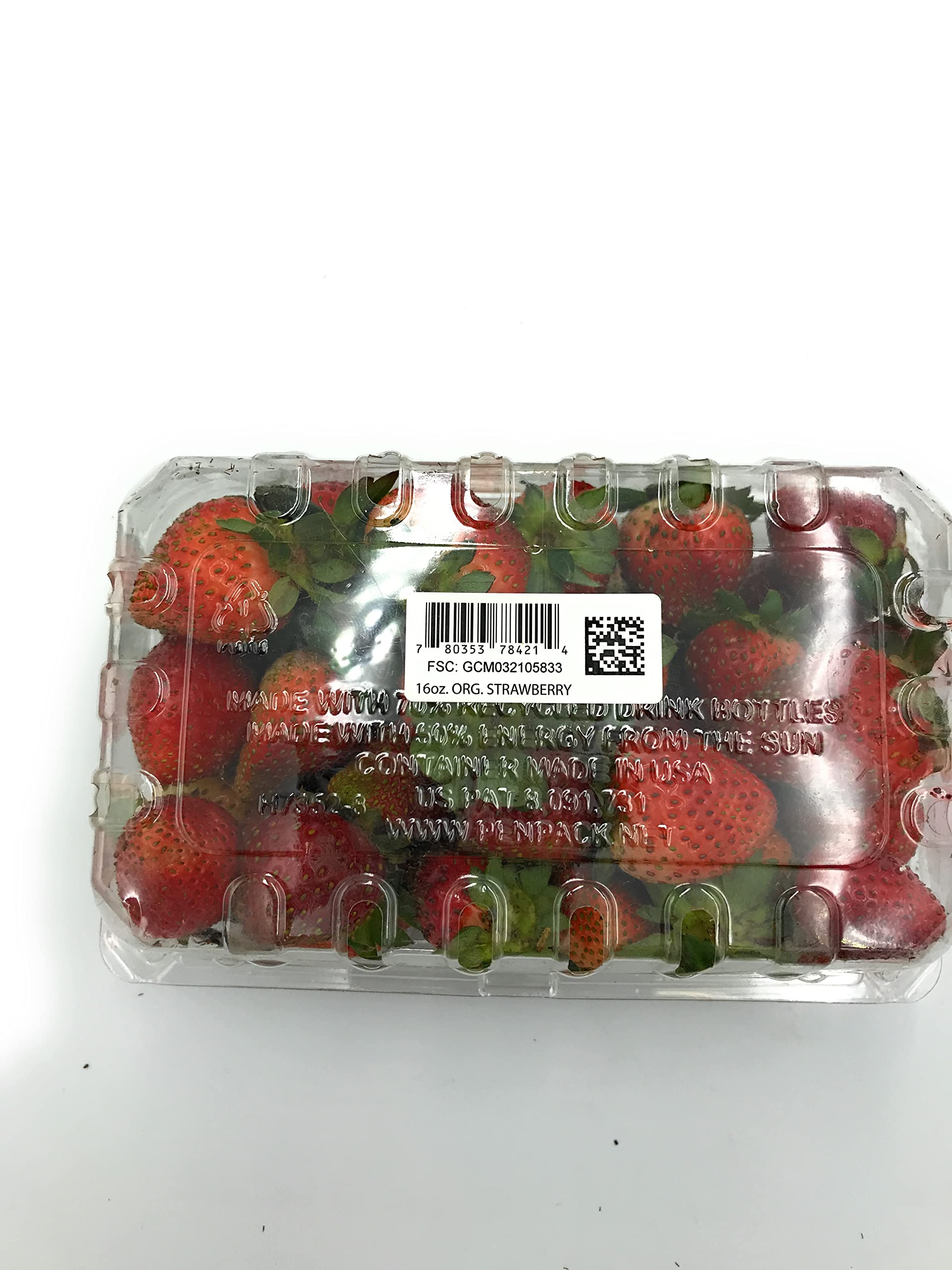 Organic Strawberries, 1 Lb