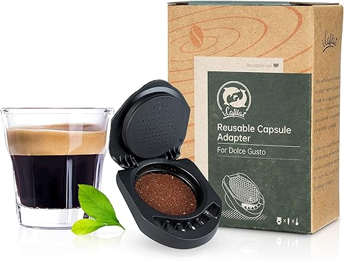 Adaptador de cápsula reutilizable para Dolce Gusto, soporte para llenar tu café favorito en polvo, compatible con Piccolo XSGenio S (1 adaptador)