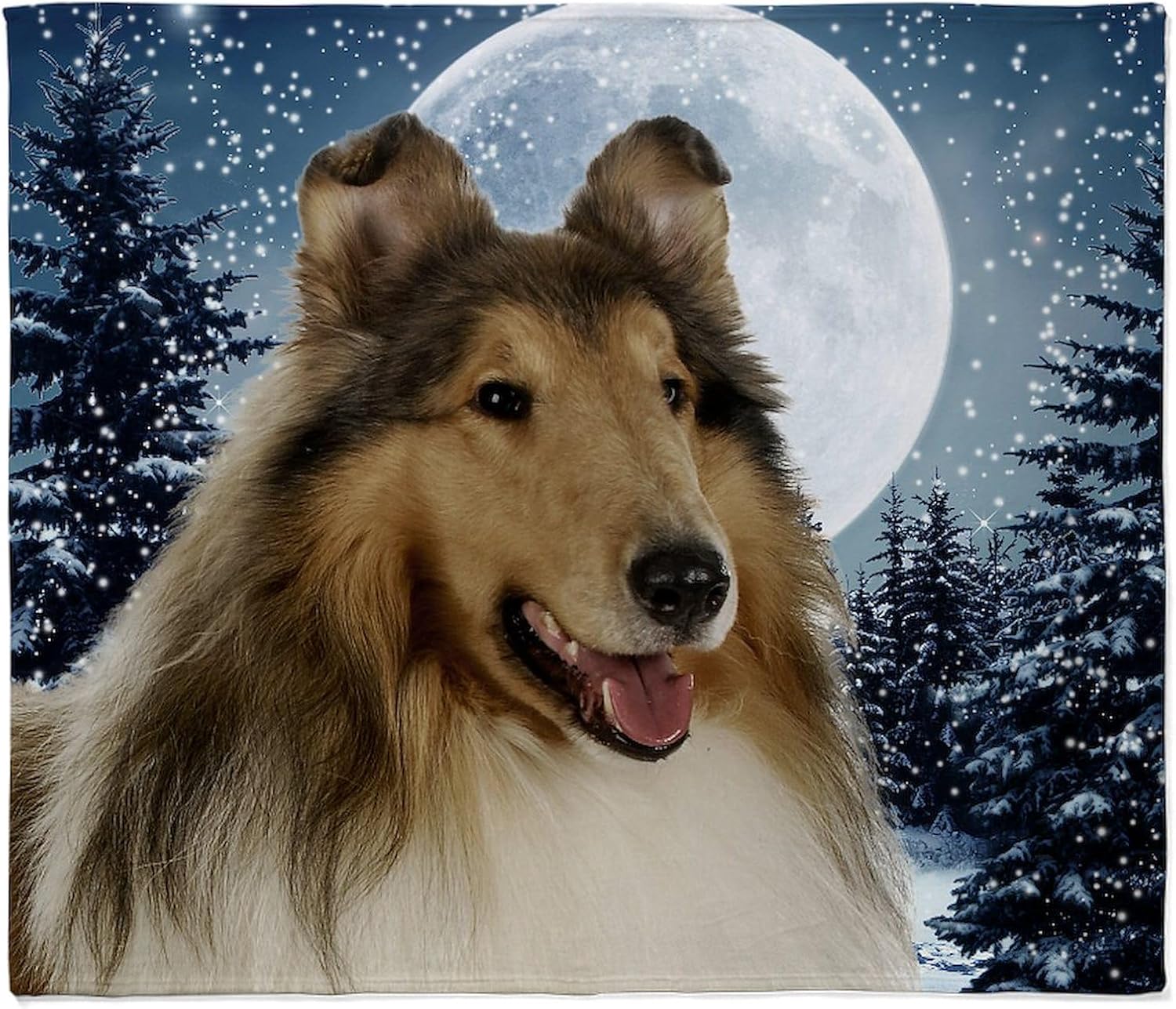 CafePress Collie Throw Blanket Super Soft Fleece Plush Throw Blanket, 60"x50"