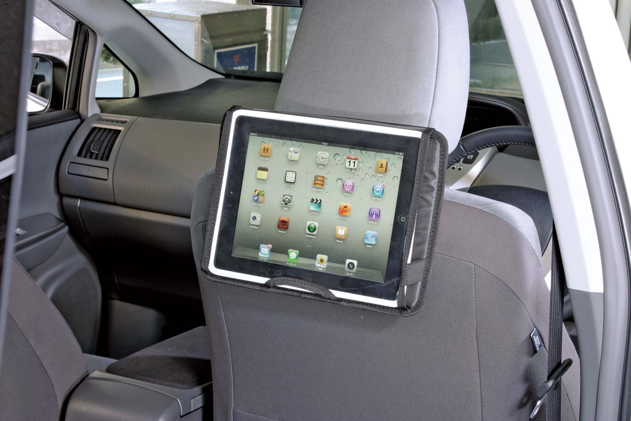 車載用ナビに最適な10インチタブレット+車載ホルダー Amazon | ナポレックス 車用 タブレットホルダー Fizz iPadホルダー 10