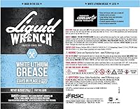 Vista 2 de Liquid Wrench Grasa de litio, color blanco – 8 oz, Blanco