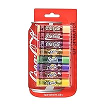 Lip Smacker, Assortimento Burrocacao Labbra, Balsamo Labbra Profumato, Set Regalo Bambina, 8 Gusti: Coca-Cola, Cherry, Vanilla, Sprite, Root Beer, Fanta, Fanta Strawberry, Fanta Grape