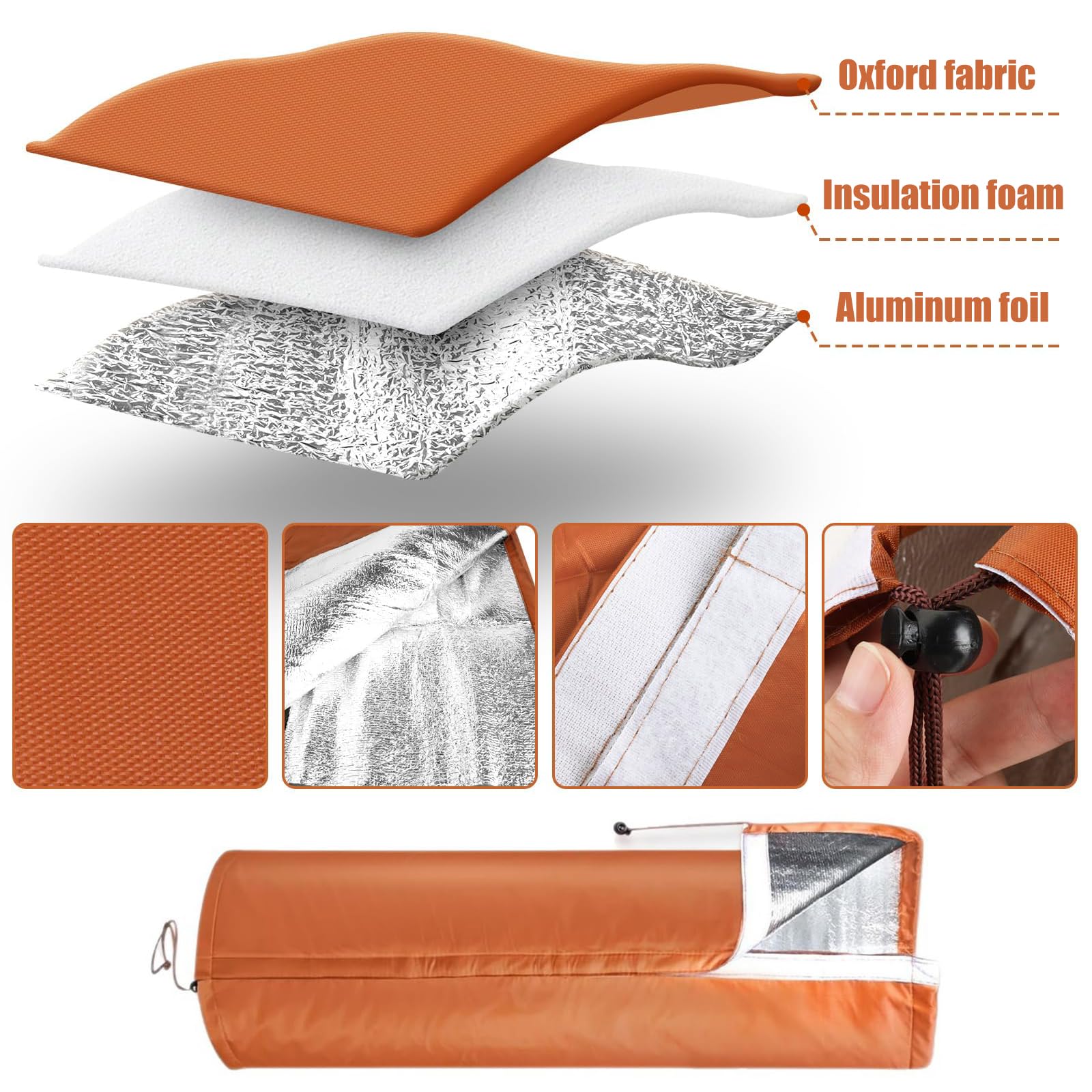 Protectores de heladas para plantas, resistentes al agua, para exteriores, para cítricos, palmeras, supervivencia de invierno, funda protectora reutilizable