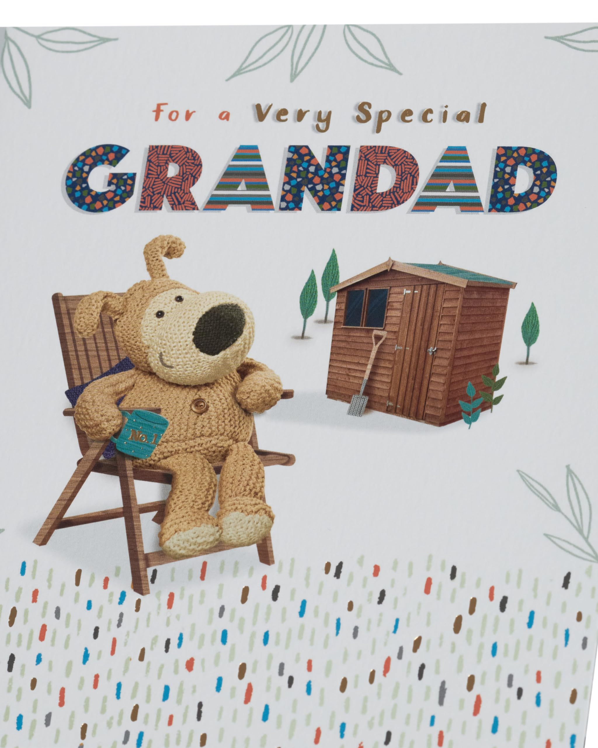 Boofle Very Special Grandad Boofle's Chillaxin'! Cute Father's Day Greeting Card, Boofle Special Grandad, 159mm x 184mm - Image 4