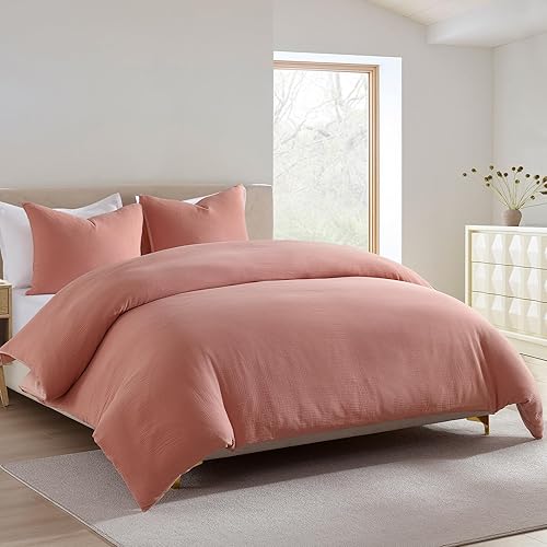 Vista 36 de PERHOM Funda de edredón azul Queen – Funda de edredón de damasco de cachemira tamaño Queen, juego de funda de edredón de 3 piezas, 100% algodón