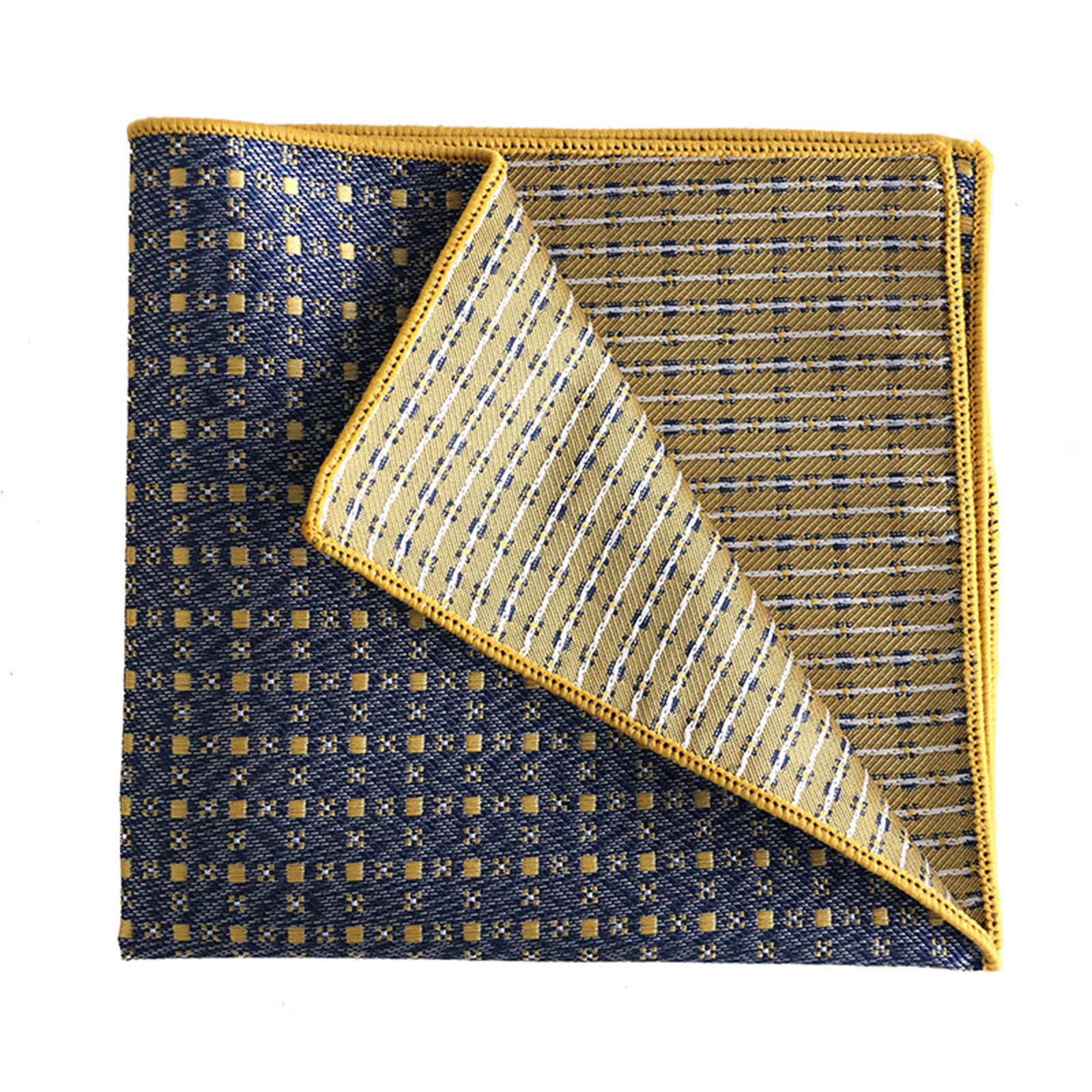 Kangnice Wedding Handkerchief Pocket Towel for Sports Travel Work Grooms Weddings Prom Versatile Square Handkerchief