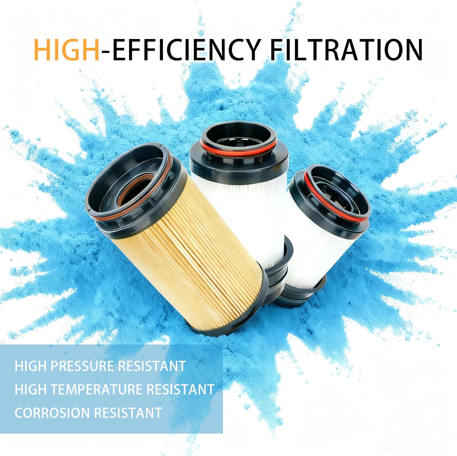 6.7 Cummins 68677800AA Fuel Filter Water Separator & 68677810AA Engine Oil Filter Kit Compatible with 2025 2026 Ram 2500 3500 4500 5500 6.7L Cummins Turbo Diesel Engine