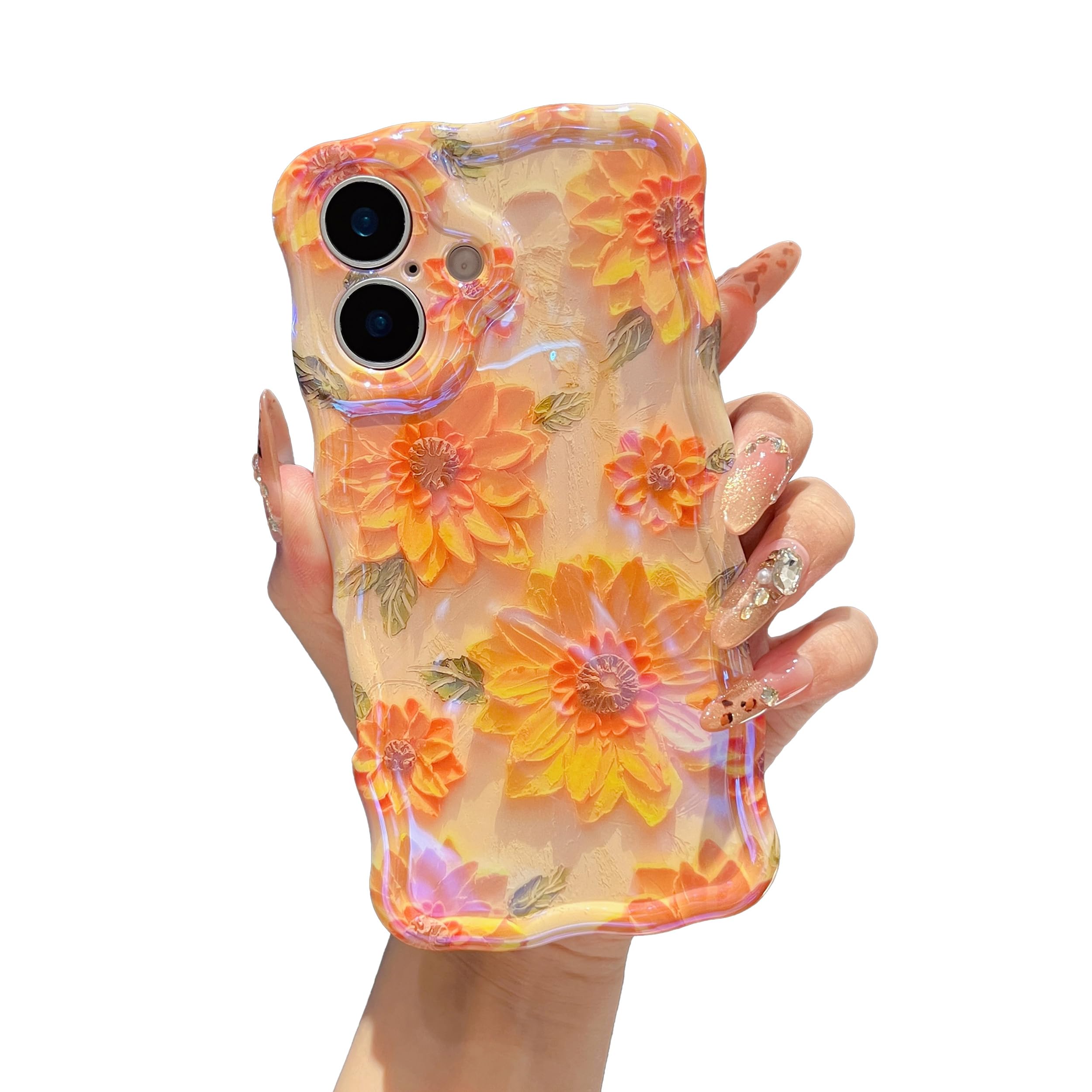 Photo 1 of XIZYO Case for iPhone 16 Plus - Sunflower/Yellow