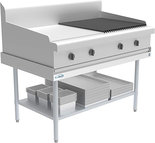 KoolMore EQT-163048 Soporte de equipo comercial de acero inoxidable calibre 16 soporte de plancha resistente de 30 x 48 pulgadas con estante inferior KoolMore EQT-163048 Soporte de equipo comercial de acero inoxidable calibre 16 soporte de plancha resistente de 30 x 48 pulgadas con estante inferior
