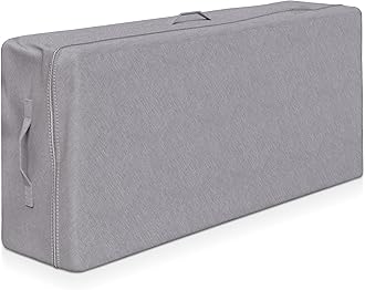 Polyester Carry Case 4 inch Full Tri-Fold Mattress (Does Not Fit 6 inch), Grey
