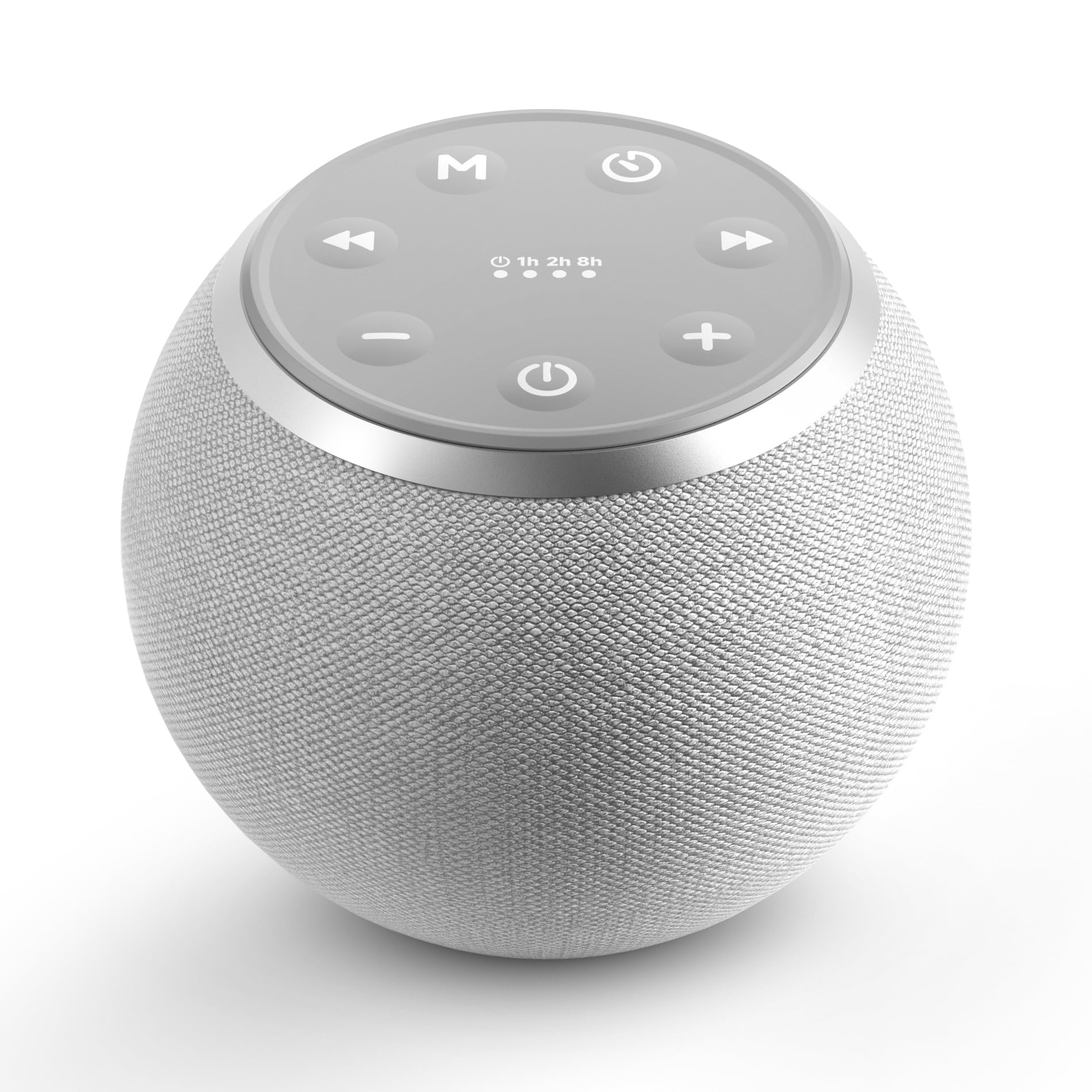 Narelu Sound Machine, White Noise Machine, Ultimate Noise Masking for Sleep | 10W Speaker, Premium Sound, Powerful Noise Masking for Snoring, Traffic & Office Privacy, 30 Sounds, Sleep Timer(Grey)