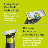Philips OneBlade Hybrid 360 Blade Technology Electric Shaver for Face & Body, Beard Trimmer/Groomer with 3 x 360 Blade, 3 x Stubble Comb (1,3,5mm) & 1x Body Kit, Model QP2824/31 - 4