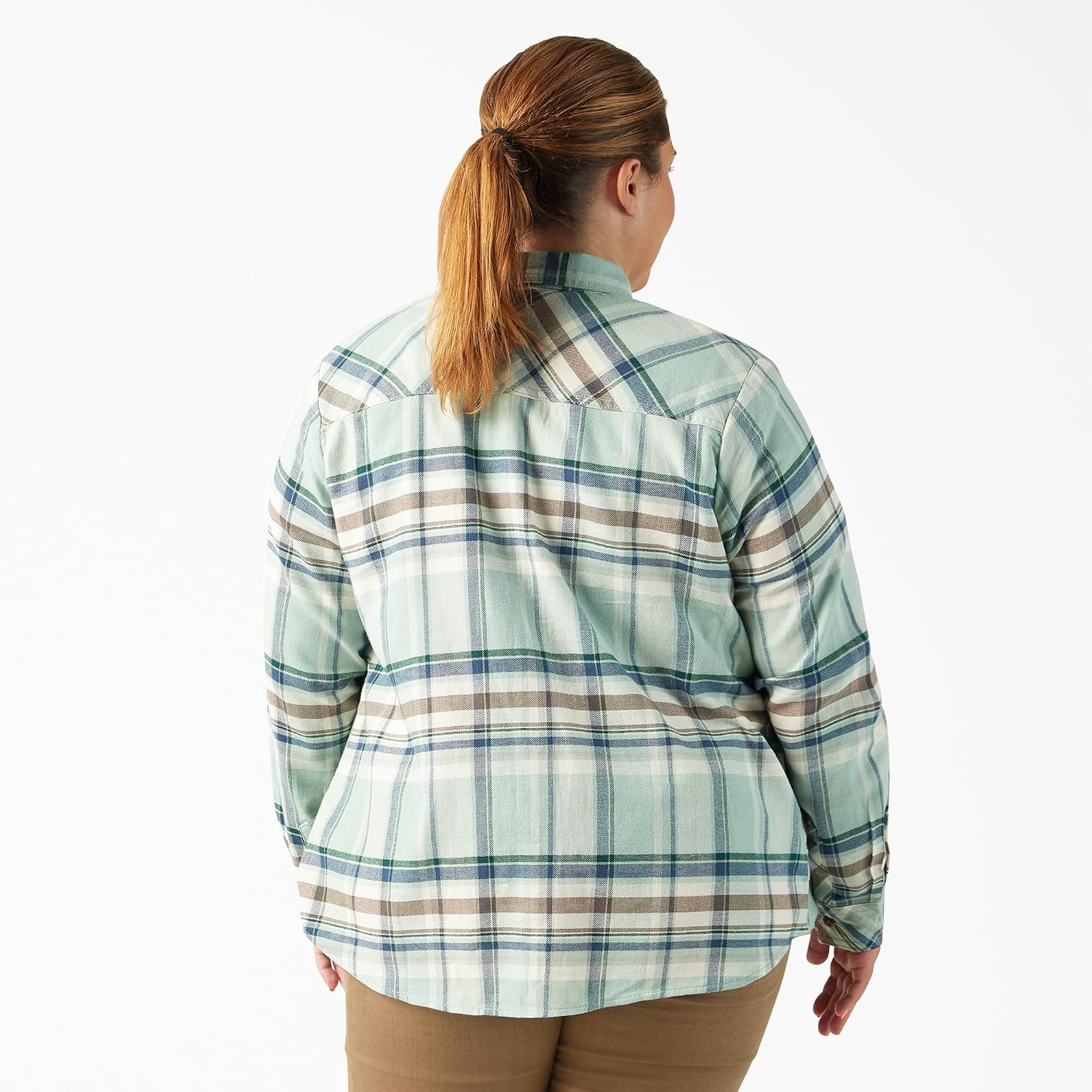 Dickies Womens L/S Plaid Shirt-Plus