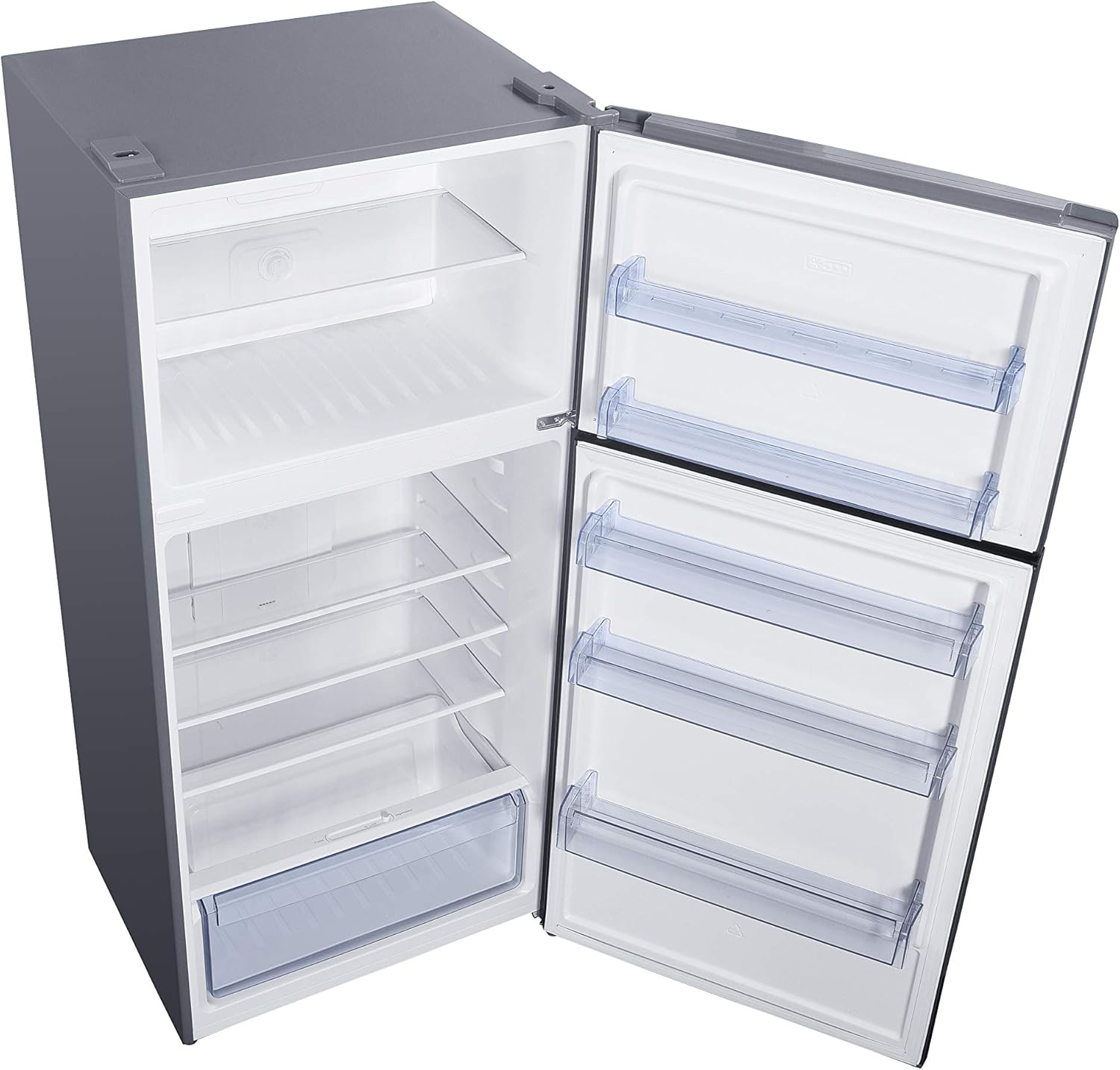 Daya frigorifero doppia porta DDP-640NV4XF0, Total Inox, Total no Frost, largo 80 cm [Classe di efficienza energetica F]