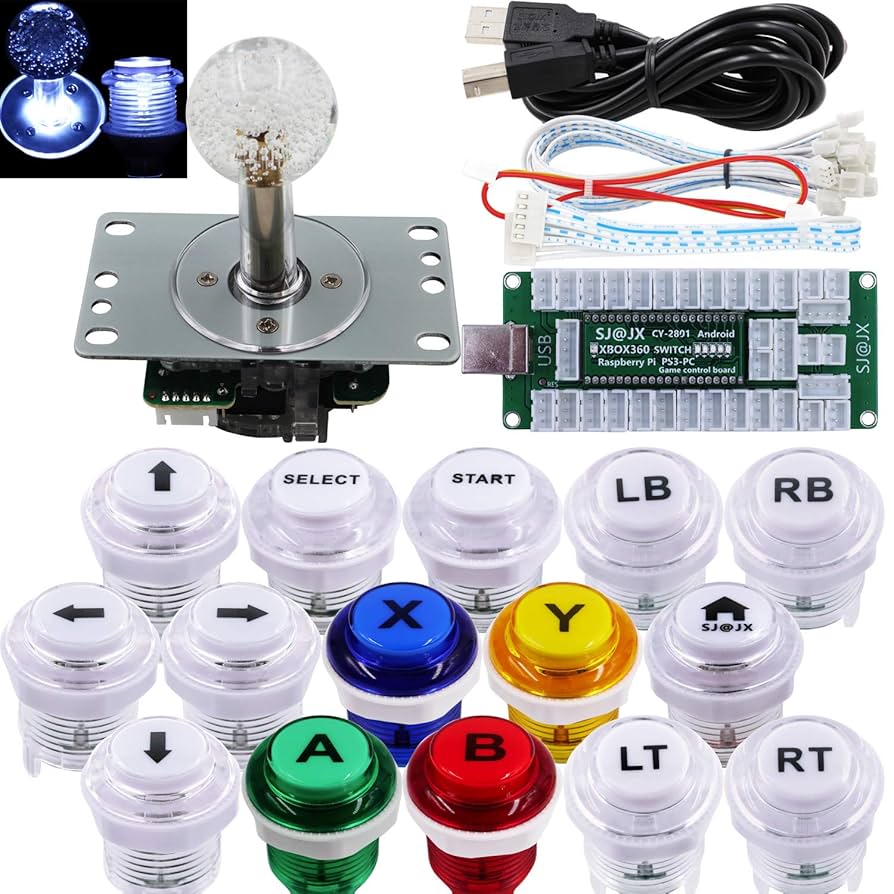 Amazon.com: SJ@JX Arcade Game Controller USB Encoder DIY Kit