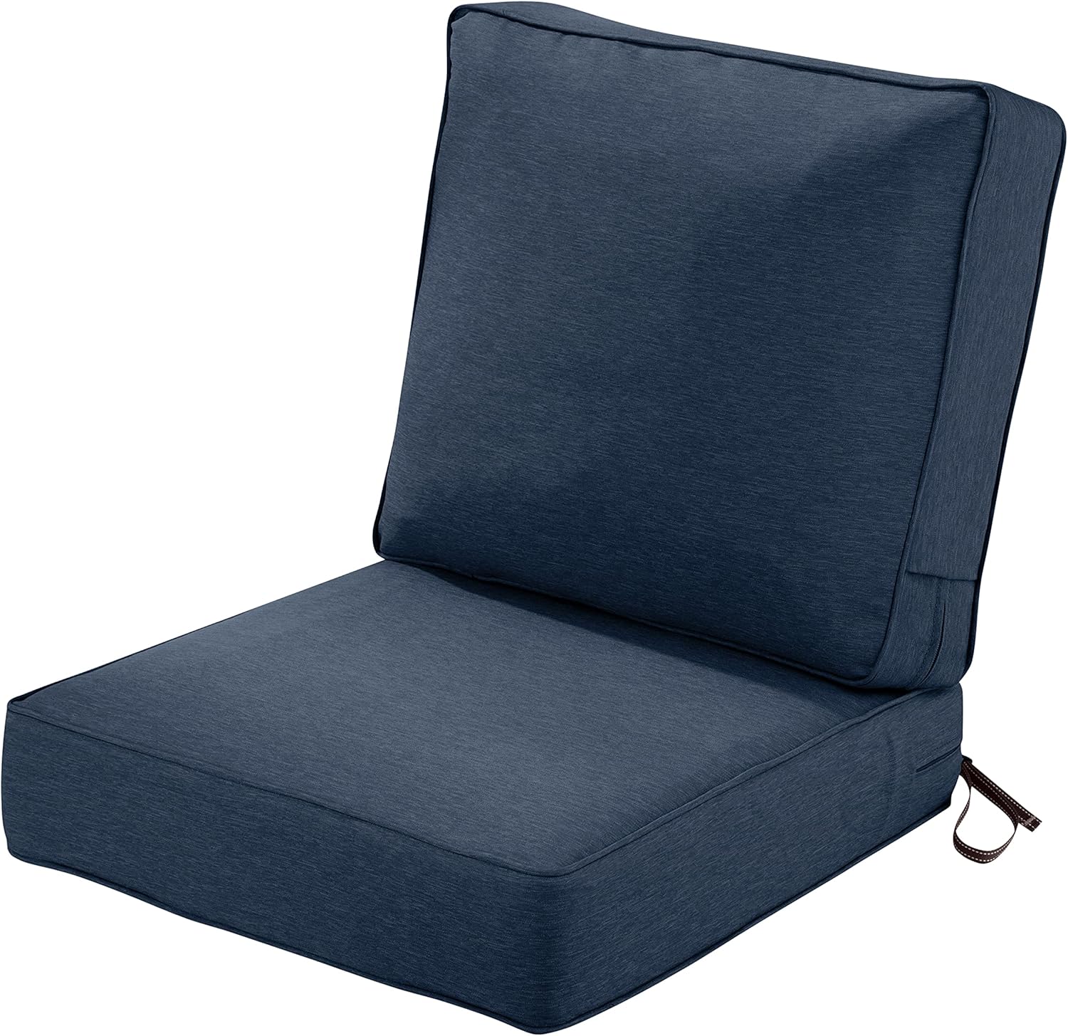 Classic Accessories Montlake® FadeSafe® Patio Lounge Chair Cushion Set, 23 x 45 Inch, Heather Grey