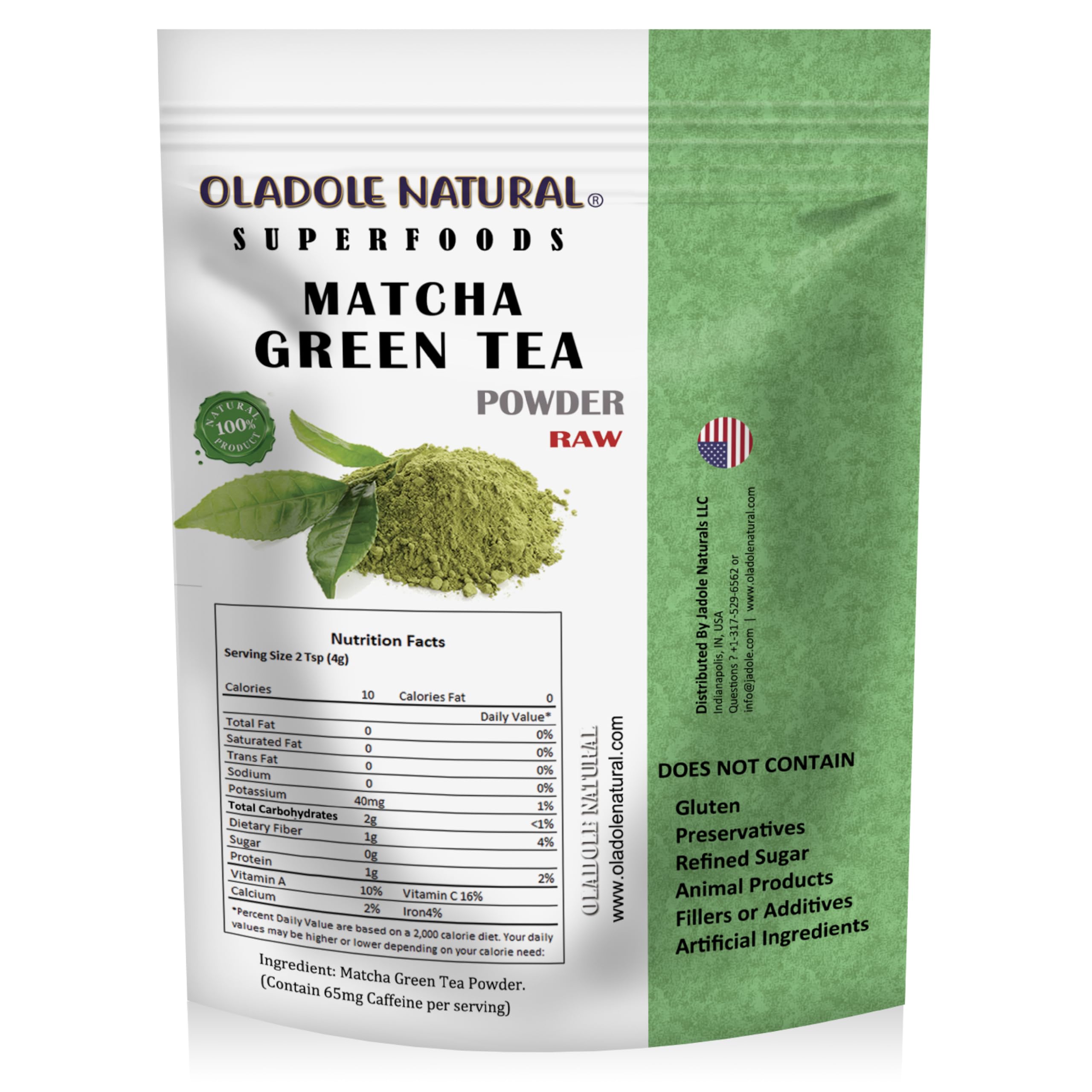 Oladole Natural Matcha Green Tea Powder - 150g | Traditional Premium Ceremonial Grade Matcha For Weight Management, Antioxidants, Energy Boost | Ideal for Tea, Lattes, Baking & Smoothies | Non-GMO