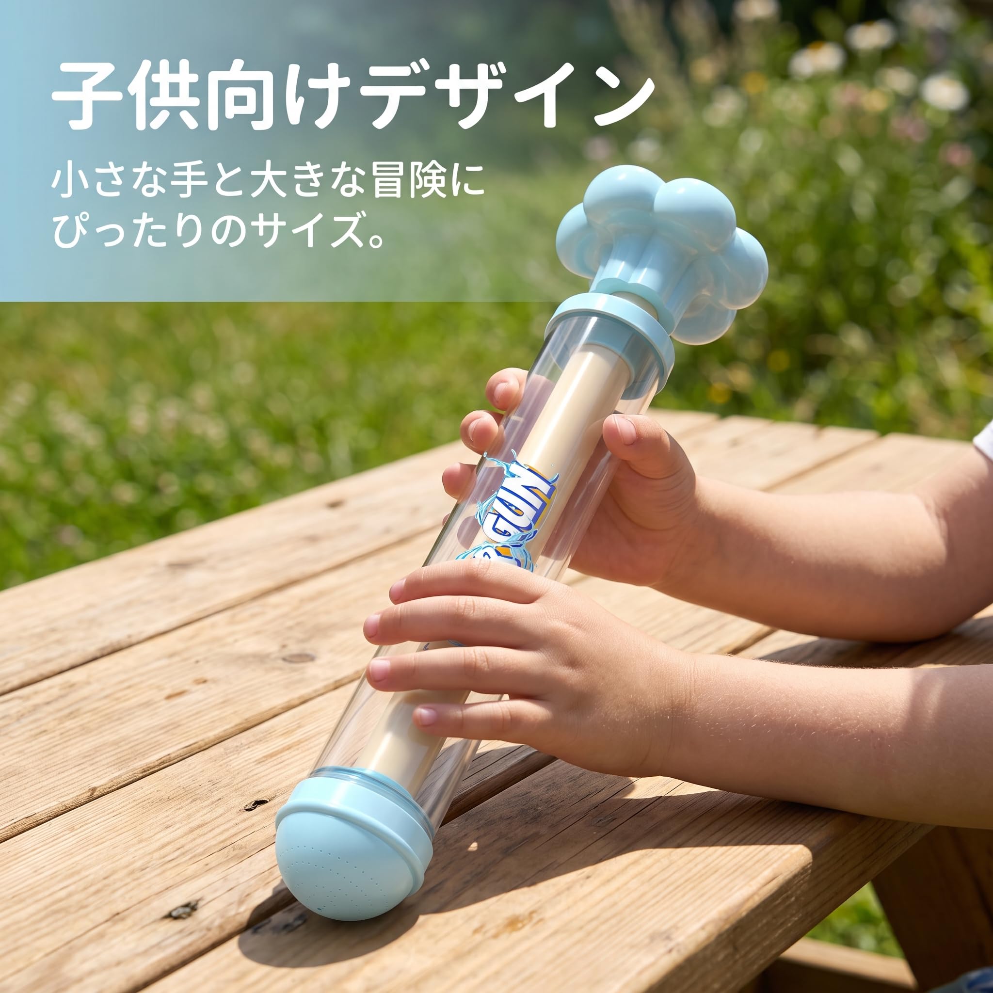 Giocattolo Pistola Acqua per Bambini - Pistola d'Acqua in Plastica per Giochi Estivi in Spiaggia e Piscina - d'acqua, Rosa, Modello a fiore