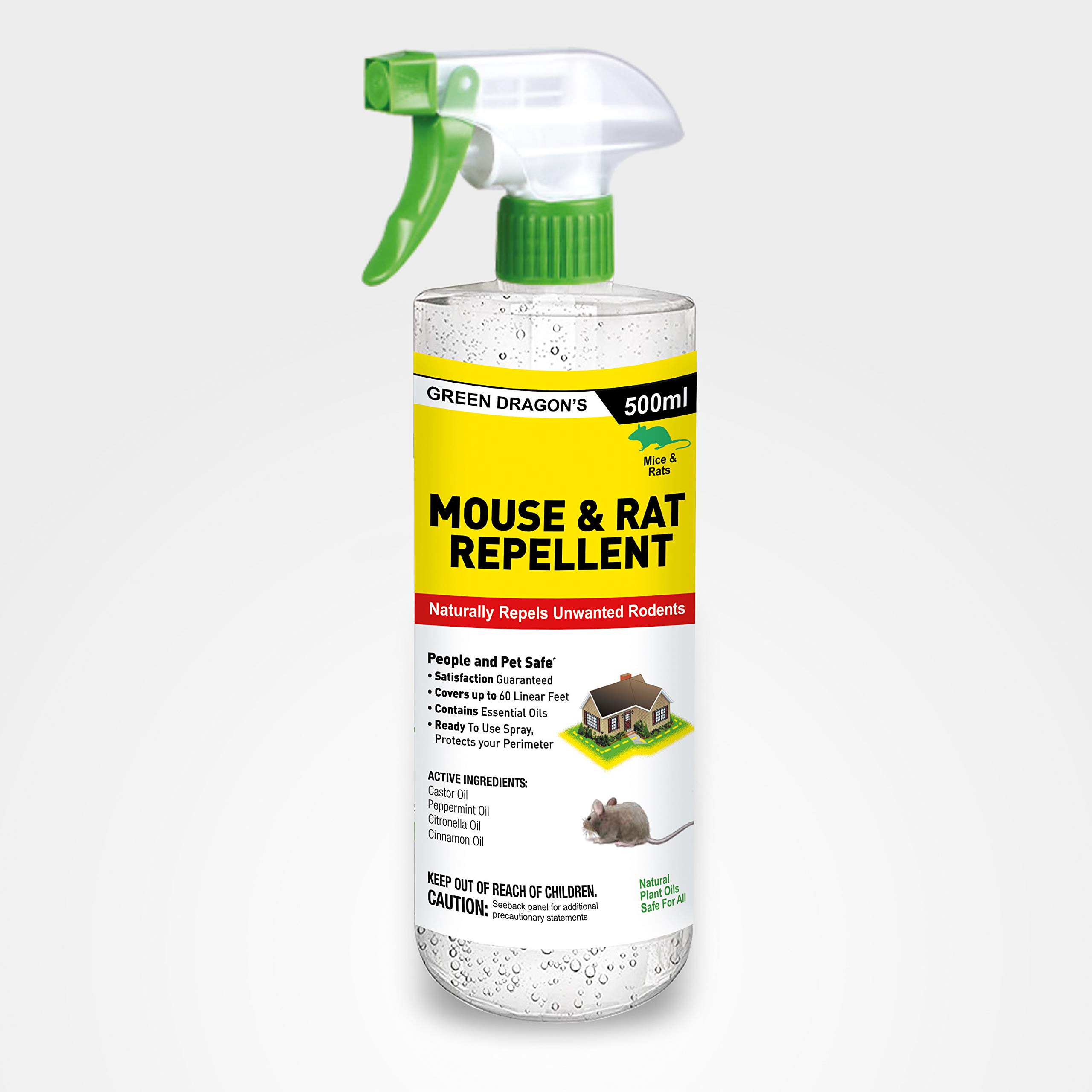 Green Dragons Natural & Organic | Mouse and Rat Repellent 500ml | 0% Chemicals 100% Effective (B0BPTS5W74) Amazon Price History, Amazon Price Tracker