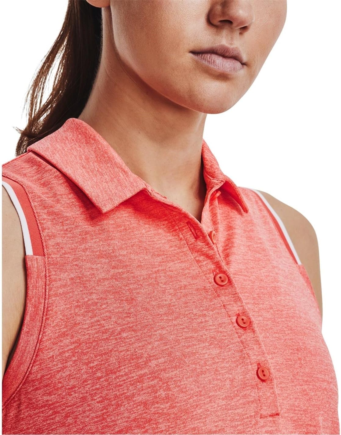 Under Armour Women's Zinger Point Sleeveless Golf Polo