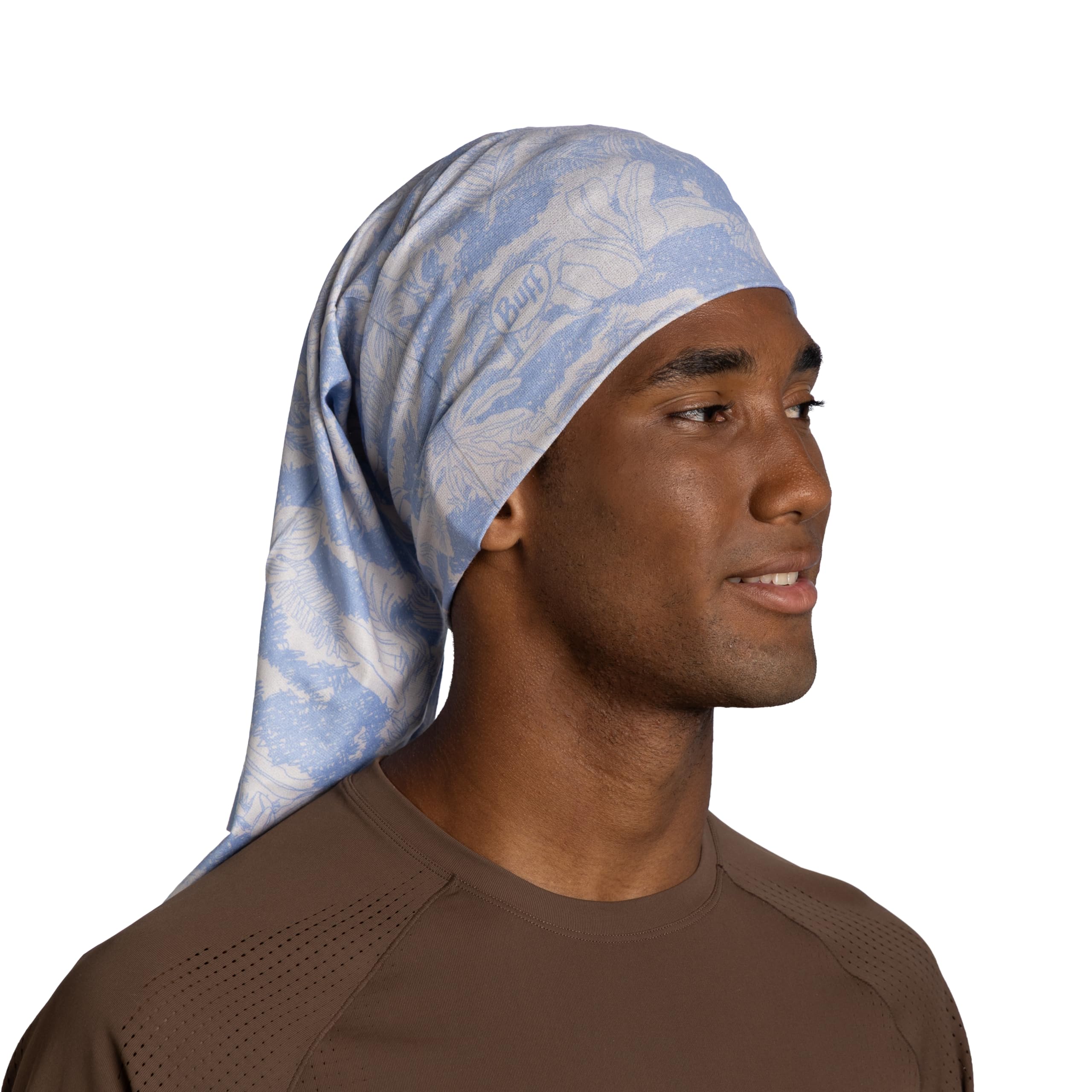 BUFF Opaska Coolnet UV Slim Wygodna, Ochrona Upf50, Sport, Elastyczna, Materiał z Recyklingu, Jakość, Wąska, Reguluje Temperaturę One Size Różowy