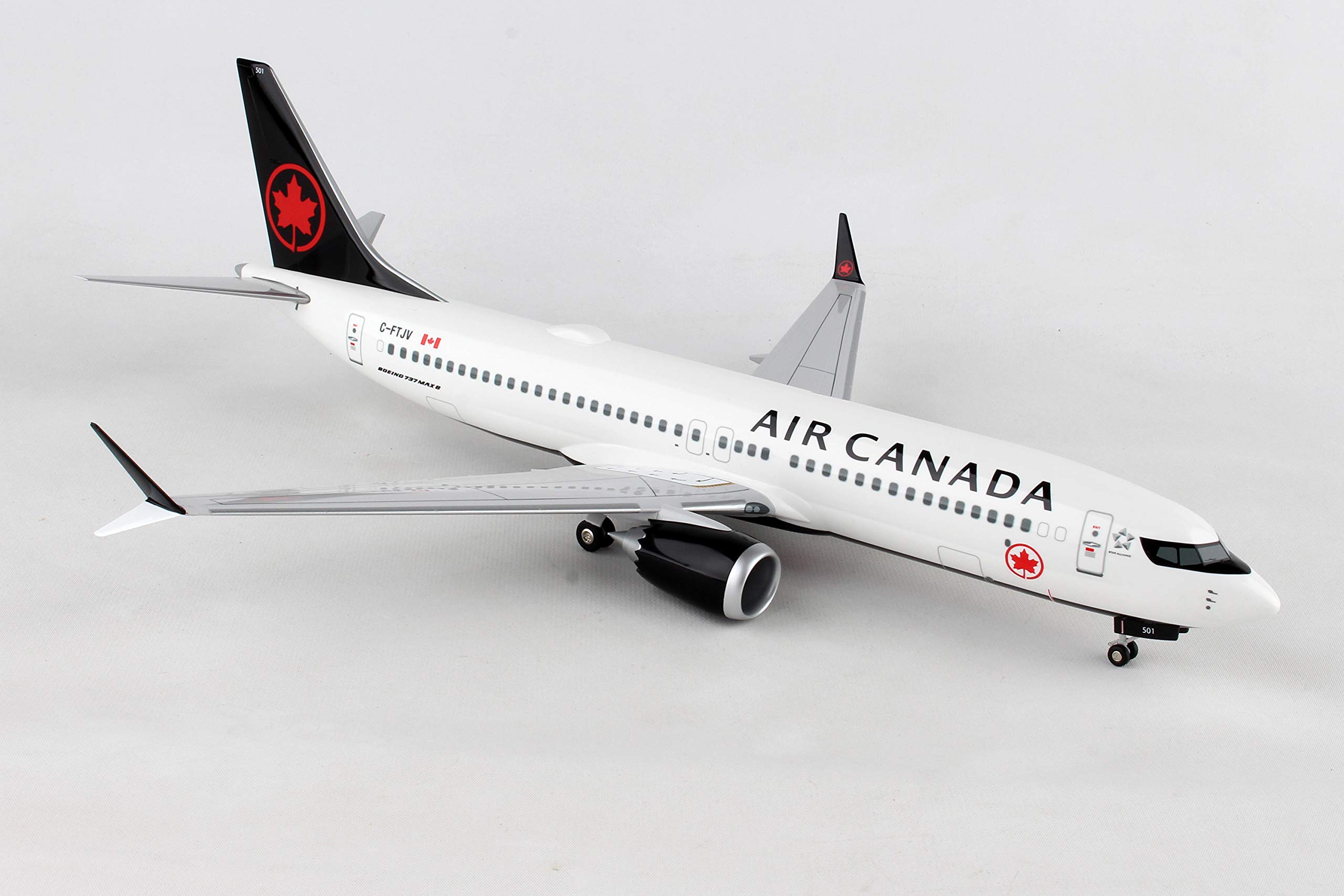 Amazon.com: Daron Skymarks Air Canada 737MAX8 1/100 with Wood