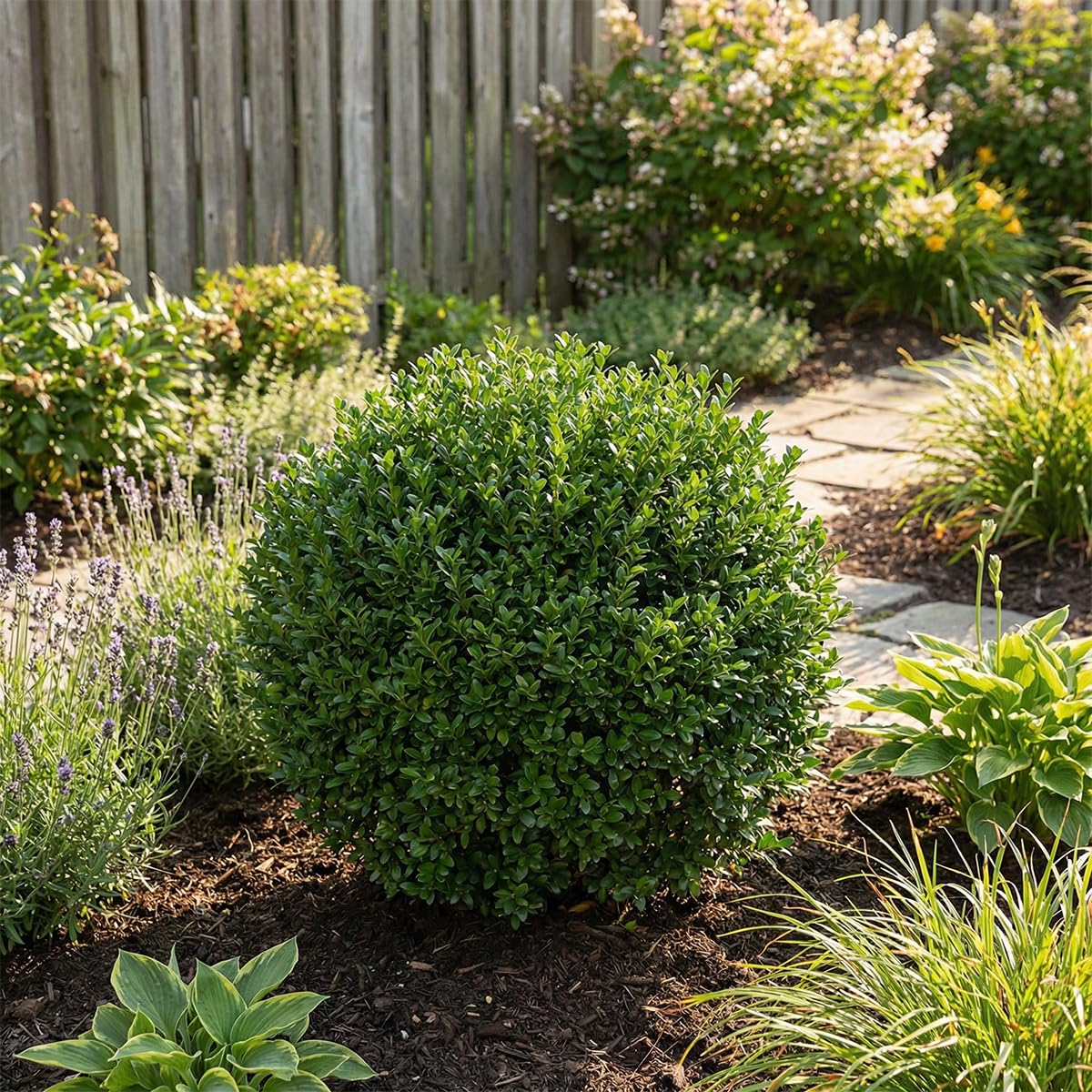 Bloomique - Set di 3 - Ilex Crenata Jenny - Agrifoglio giapponese - Gaultheria - Resistente - Piante da balcone - Altezza 10-20 cm - Vaso 10 cm