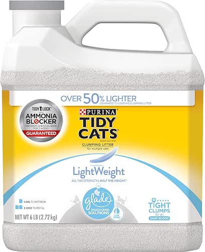 Purina Tidy Cats Light Weight, Low Dust, Clumping Cat Litter,