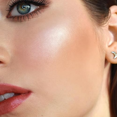 Miniatura 4 de LuneAster SuperStar Highlighter - Marcador de champán con textura de seda universalmente favorecedor aumenta la luminosidad de la piel