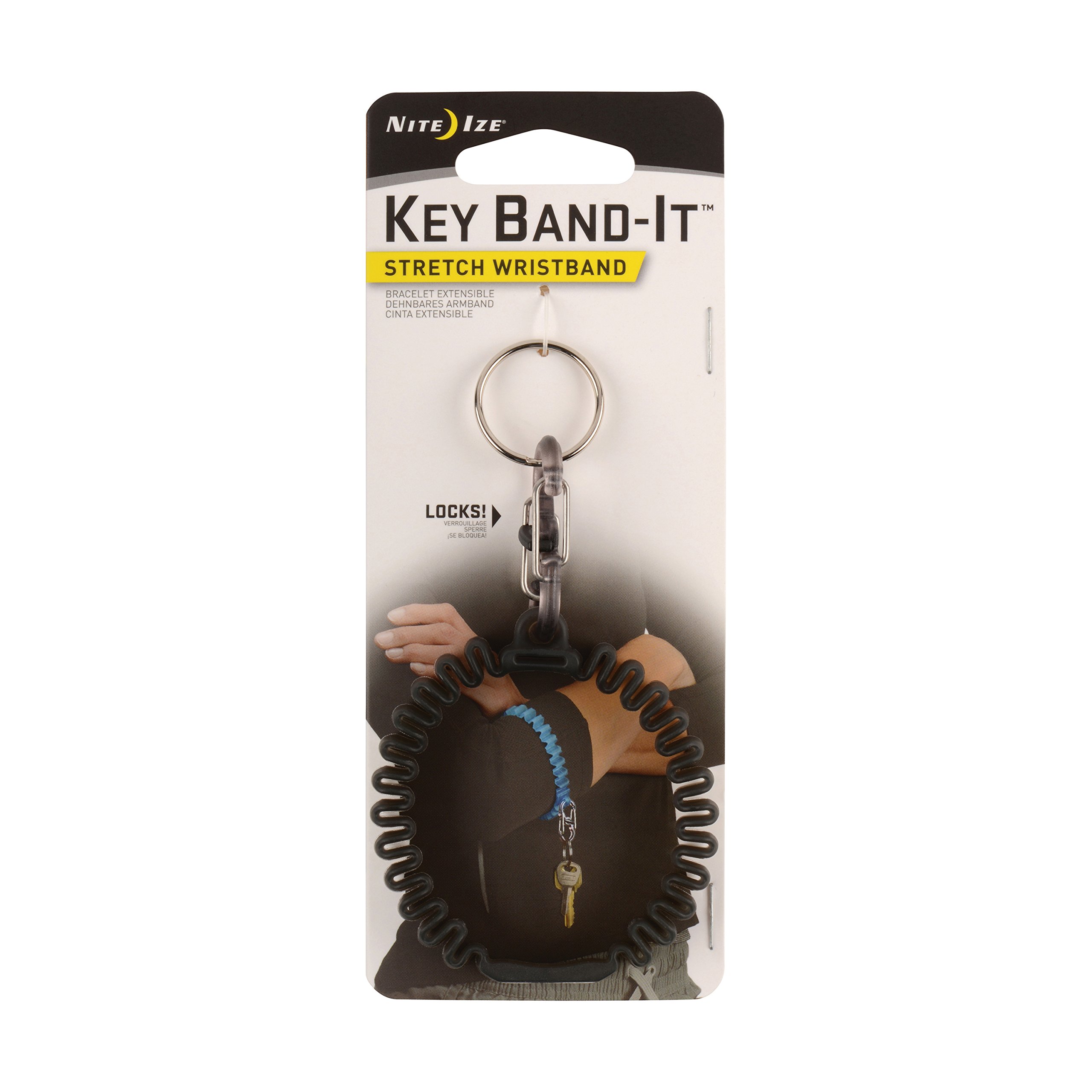Amazon.com: Nite IZE Key Band-It, Stretch Wristband Key Chain with