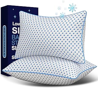 Memory Foam Pillows 2 Pack – Adjustable Loft Cooling Pillows Standard Size Set of 2 for Sleeping, Firm, Supportive, and Breathable Design for Hot, Side, Back, and Stomach Sleepers