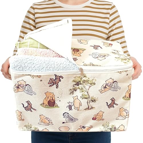 Sweet Baby Co. Classic Winnie Pooh Storage Nursery Basket With