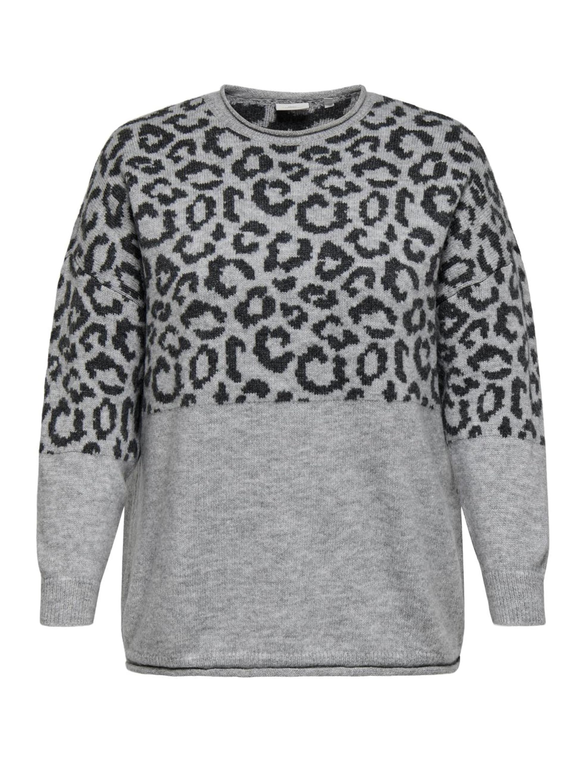 ONLY Carmakoma Damen Carjade Animal L/S O-Neck KNT Noos Carjade Animal L/S O-Neck KNT Noos (1er Pack)