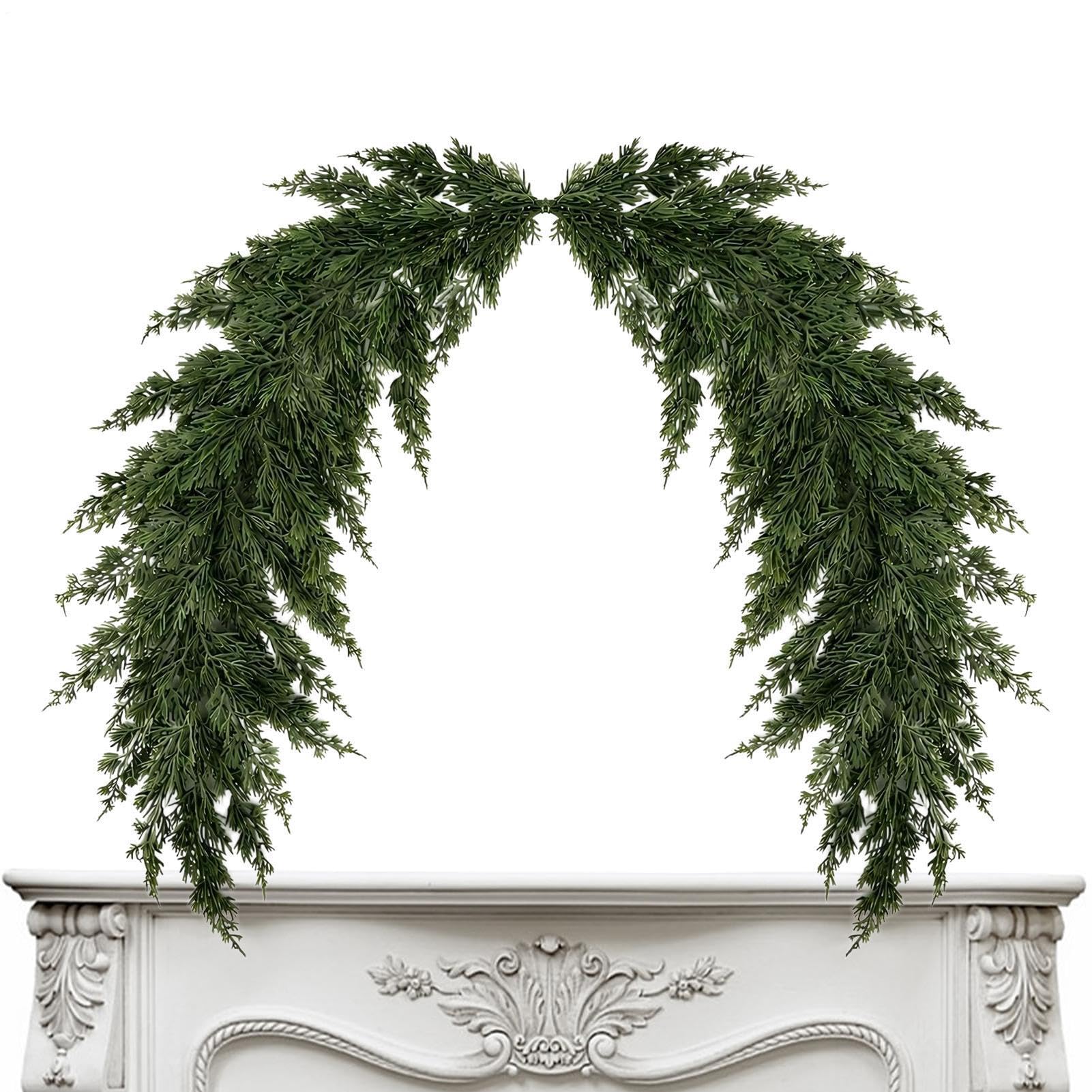 Weihnachtsgirlande für Kaminsims 120 cm realistische