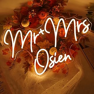 Custom Neon Signs, Personalized Led Neon Signs for Wall Decor, Wedding Party Night Light, Bar Sign, Company Logo, Bedroom, Business Shop Neon Signs Happy Birthday Sign Congrat Grad Gift