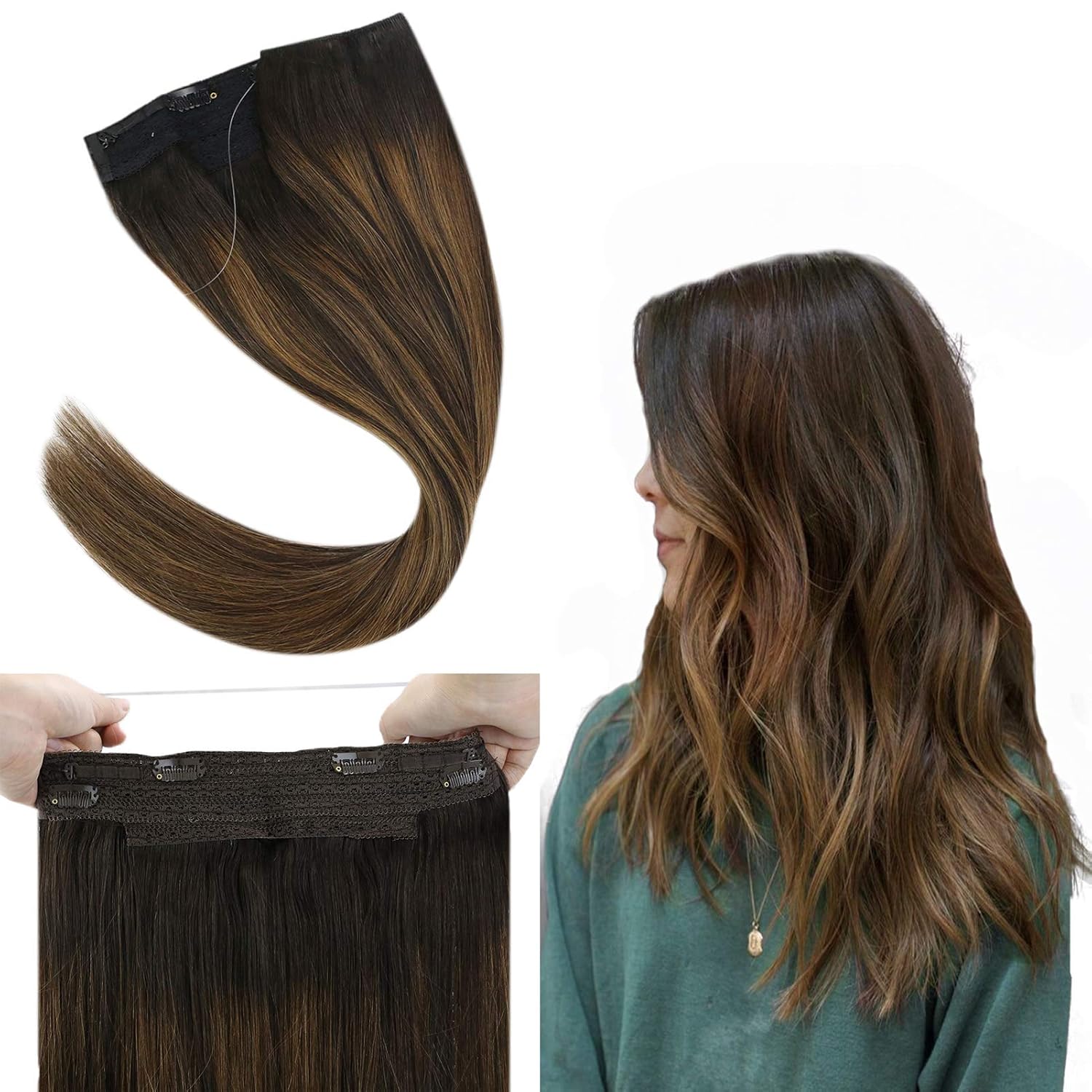 Youngsee Halo Hair Extensions at Peggy Starrett blog