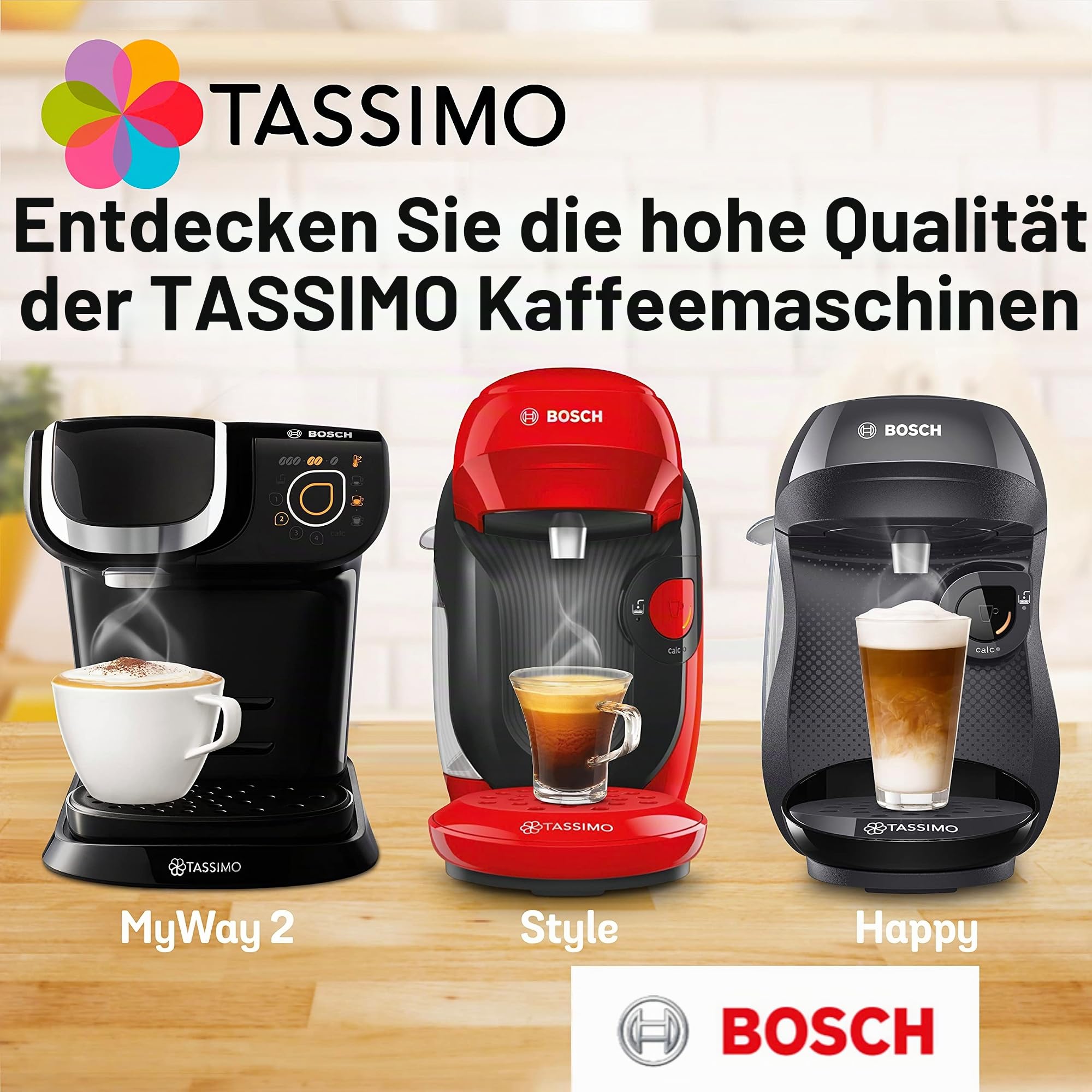 TASSIMO Marcilla Cafe Large Breakfast Kaffee Kapseln T Discs 5er Pack, 80 Getränke