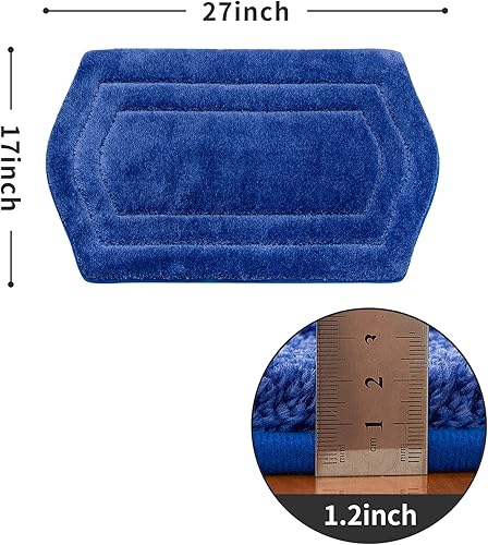 Miniatura 2 de COSY HOMEER - Alfombras extra gruesas para el baño, tapetes de baño antideslizantes, tapete de felpa suave, peludo y 100% micro poliéster, tapete