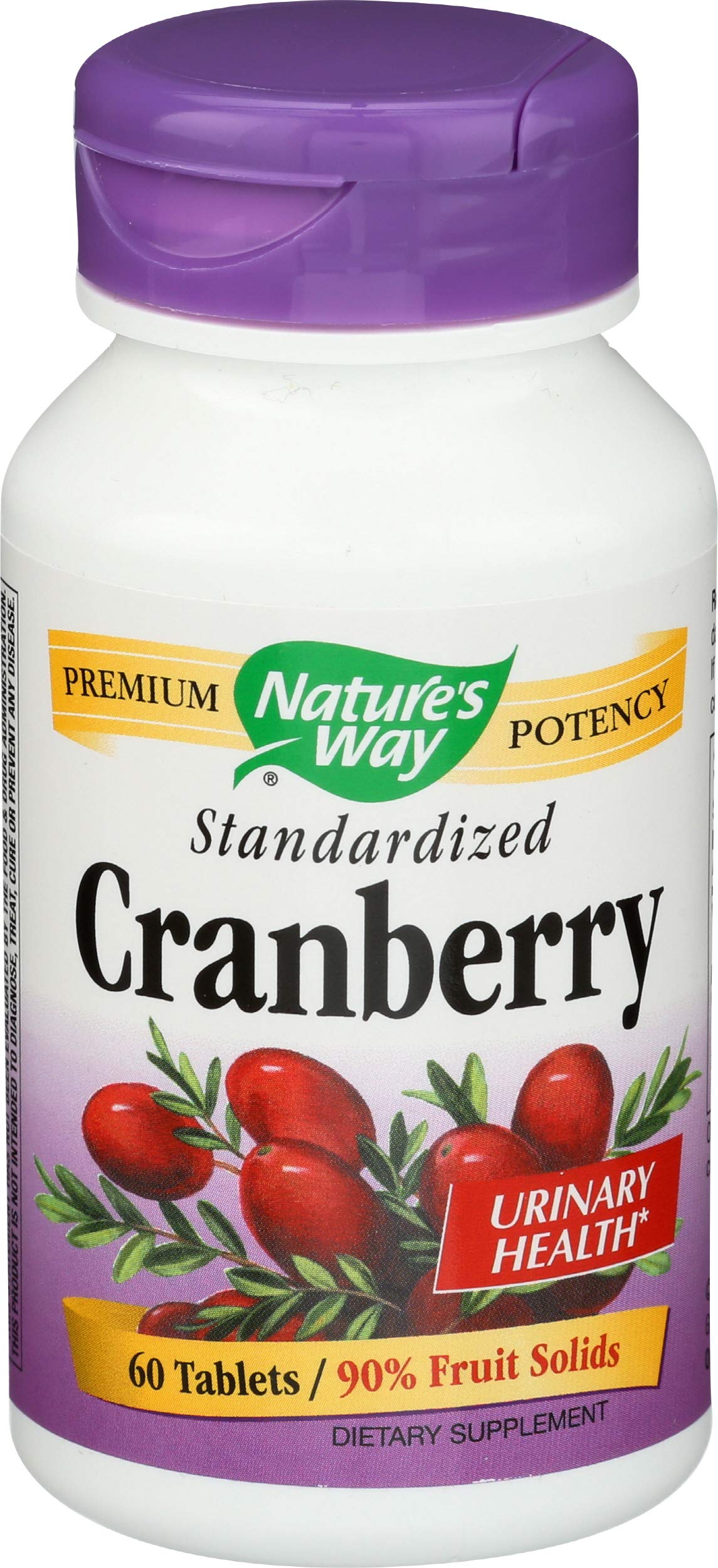 Nature's Way, Cranberry Extract Standardized, 60 Tablets