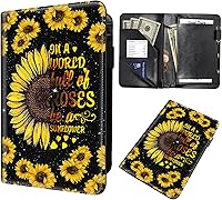 Vista 11 de Server Books for Waitress, Waiter Book Server Organizer with Zipper Pocket,PU Leather Waitress & Waitstaff Book Wallet with Card Slot Guest Check