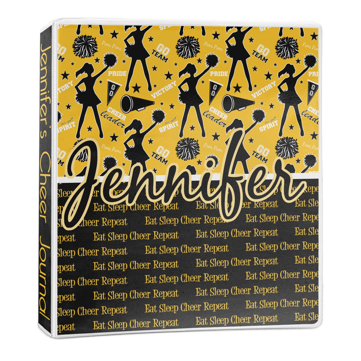 Personalized Cheer 3-Ring Binder - 1 inch
