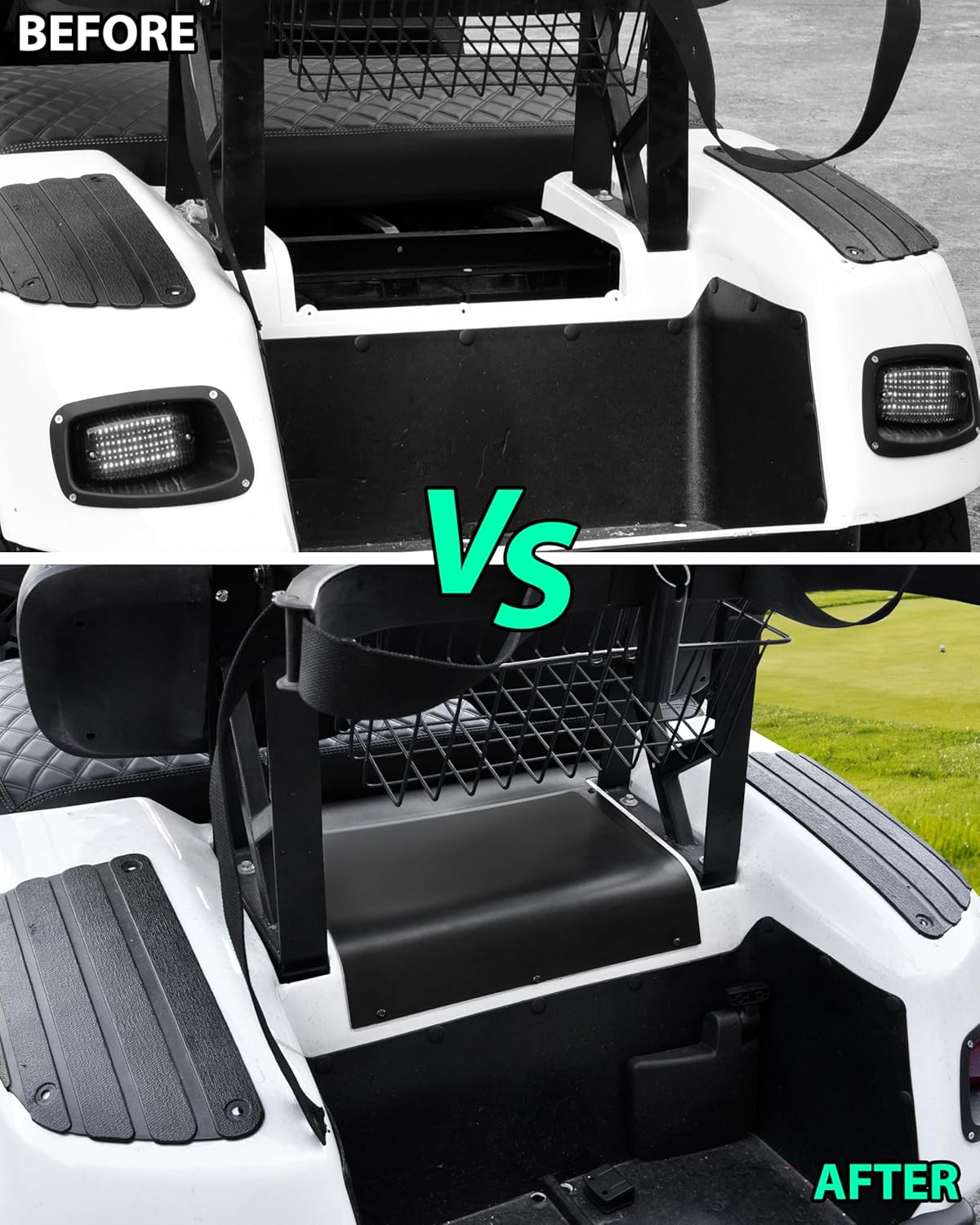 Access Panel for E-Z-GO TXT & Medalist, Black Access Cover Replacement for EZGO TXT & Medalist 1994-2013 Gas or Electric Accessories, Replace OEM #71320-G01