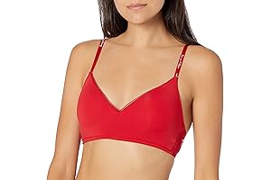 Tommy Hilfiger Women's Lightly Padded Wire Free Bra with Mesh Detail