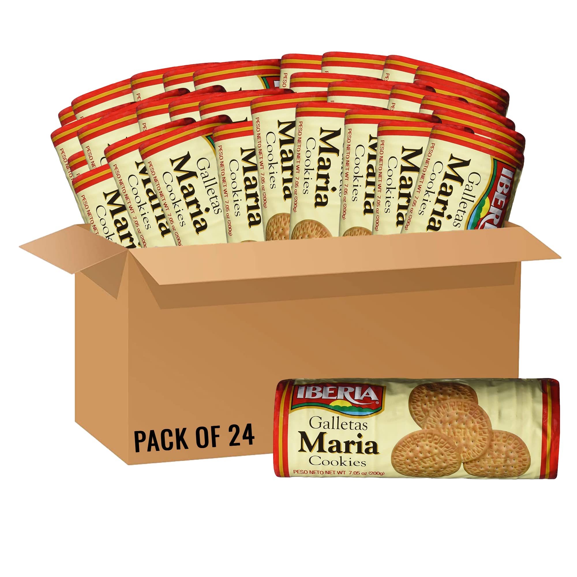 Iberia Maria Cookies, 7 Oz, Pack Of 24