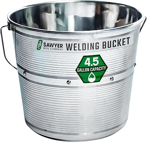 Sawyer Mfg Company Cubo de varilla de soldadura de acero inoxidable, solución de almacenamiento confiable para organizar electrodos nuevos y