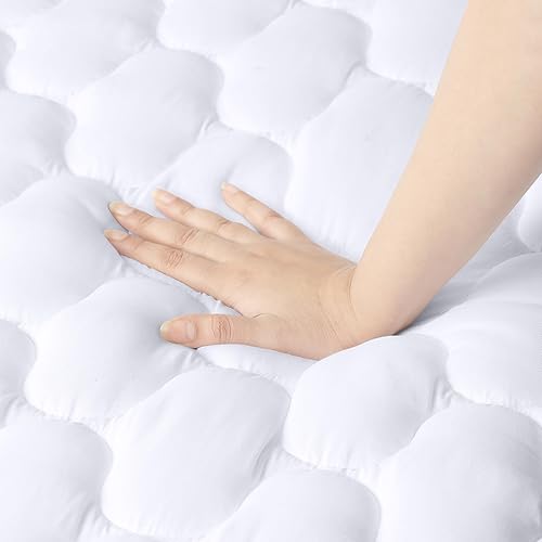 Miniatura 4 de Utopia Bedding Protector de colchón acolchado impermeable tamaño King, protector de colchón que se estira hasta 16 pulgadas de profundidad, funda de