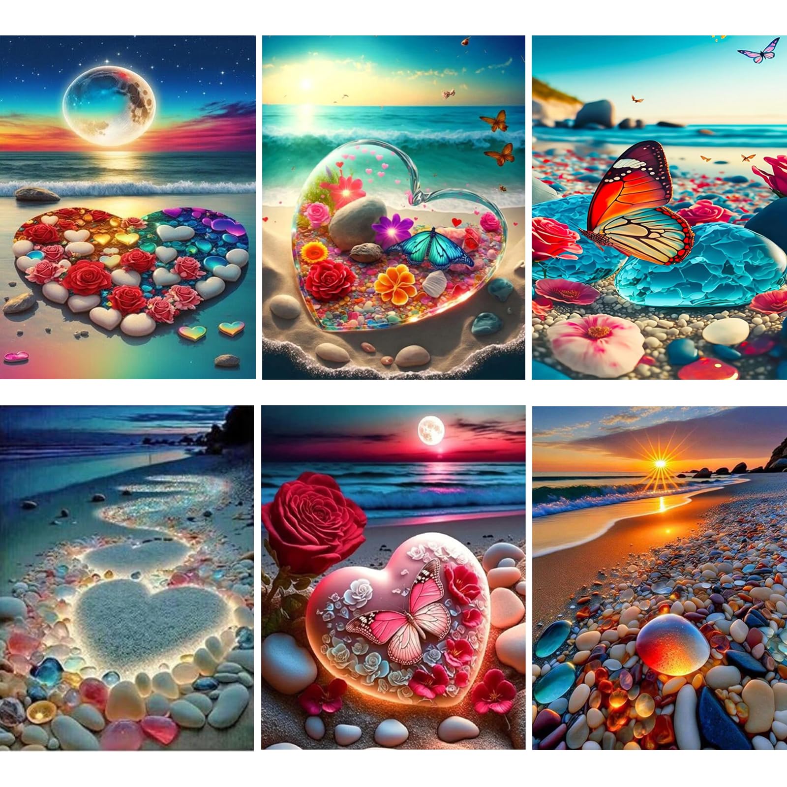 Amazon.com: TOCARE 6 Pack Diamond Painting Kits for Adults